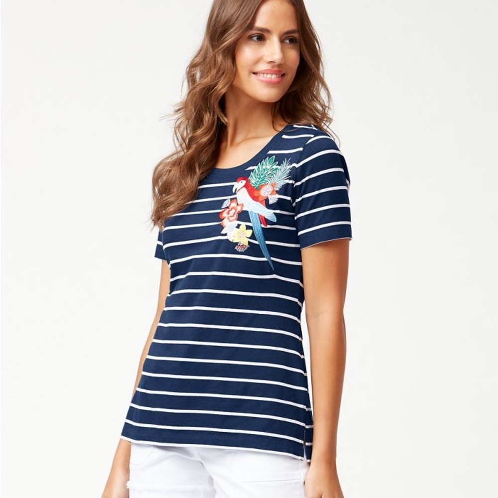 NWOT Tommy Bahama Embroidered Top